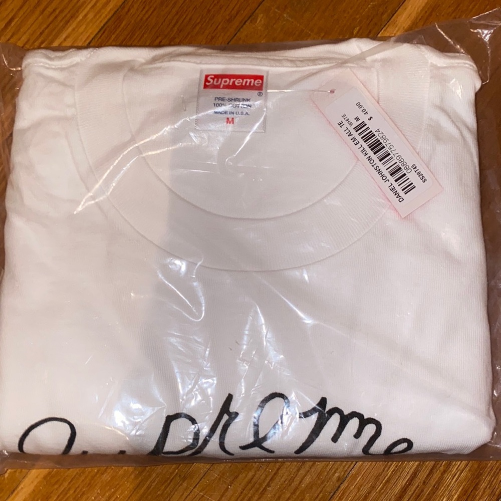 Supreme Daniel Johnston “Kill em all” Tee Size Medium White